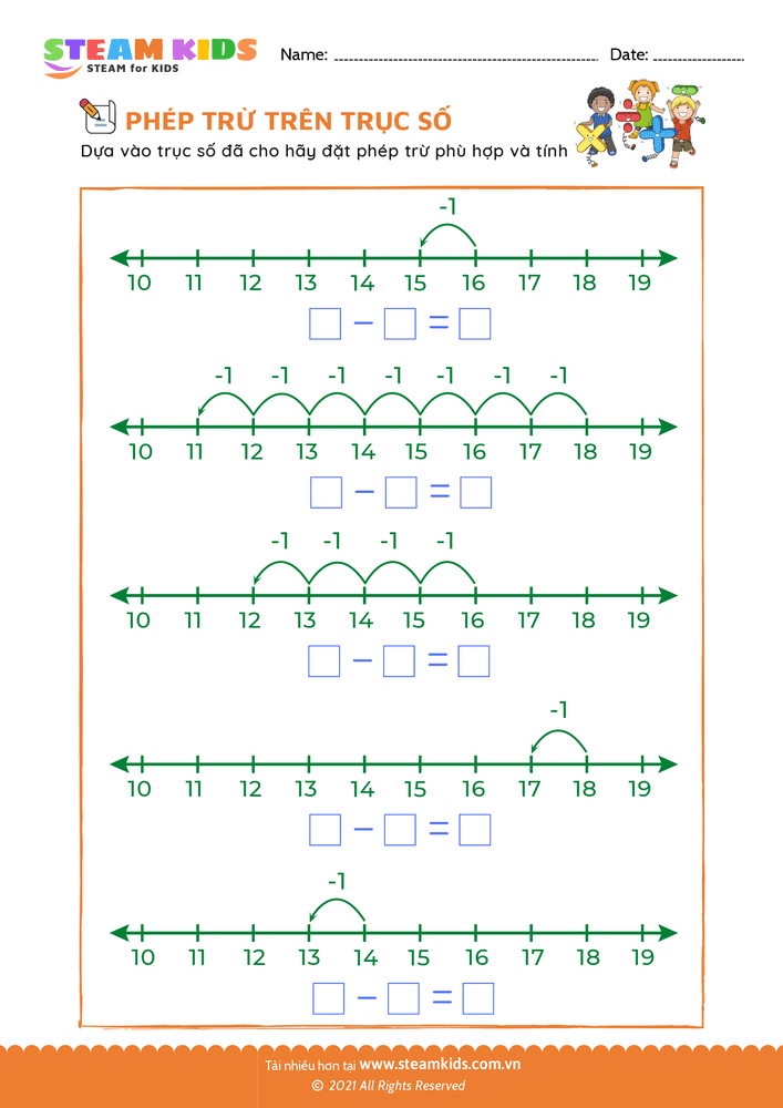 Đếm và nối - B1