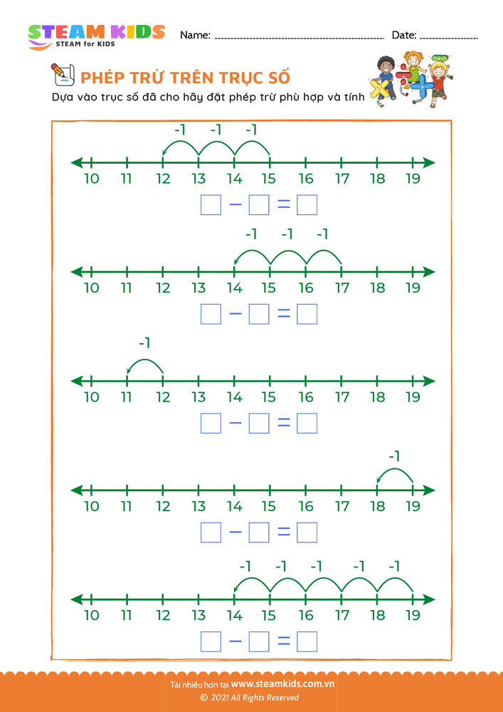 Tìm hiệu của phép trừ - B45