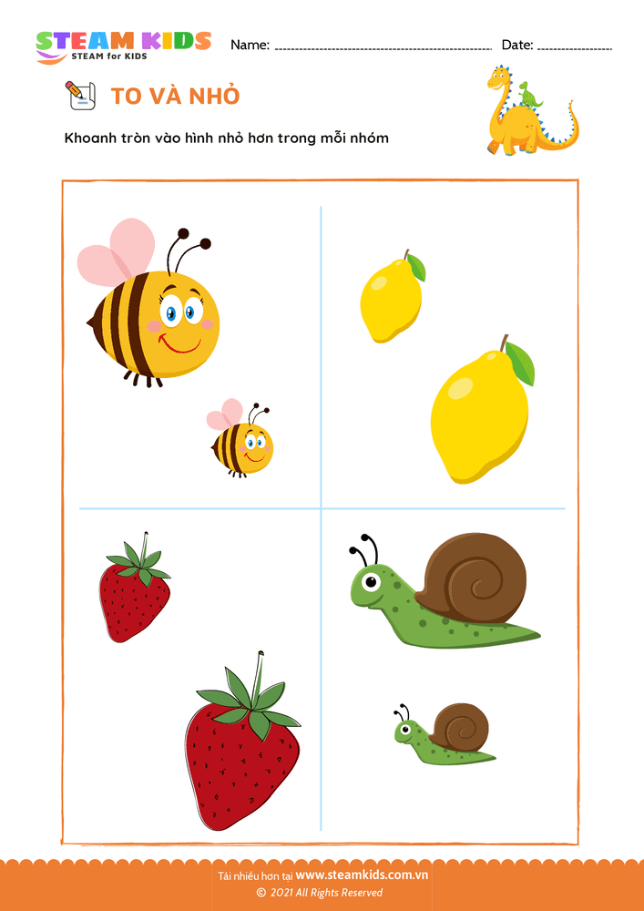 So sánh To - Nhỏ - B31