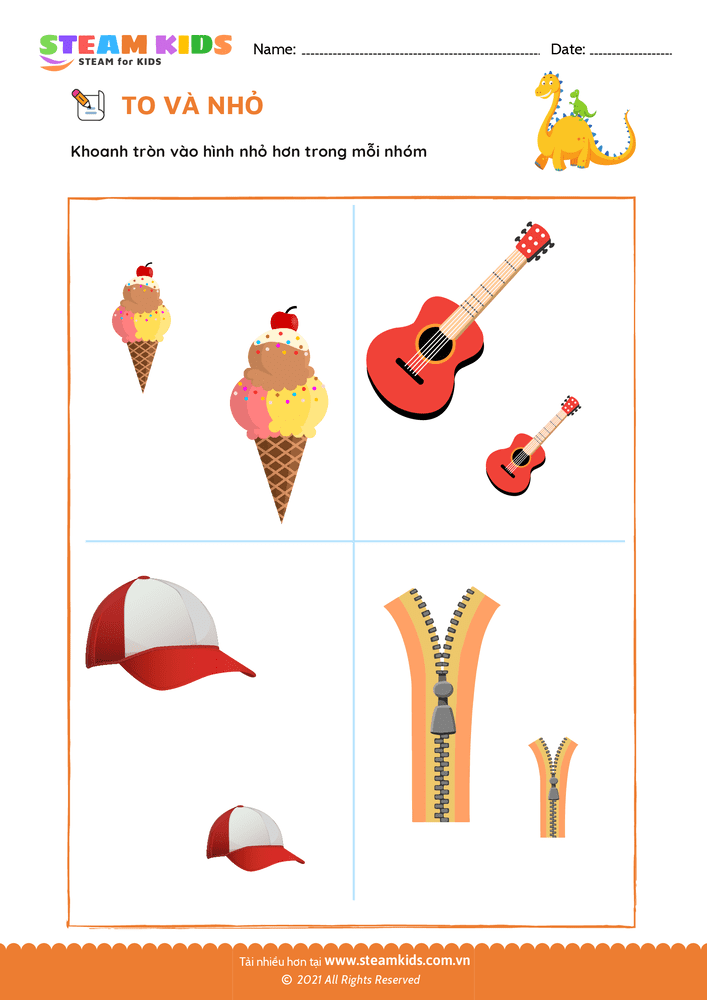 So sánh To - Nhỏ - B31