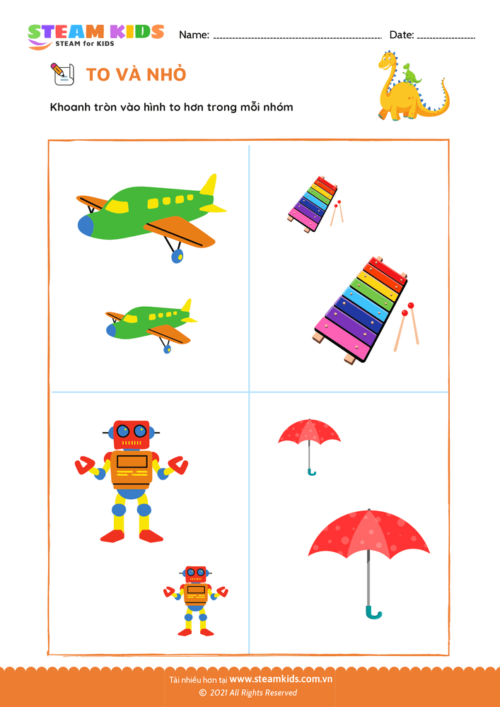 So sánh To - Nhỏ - B31