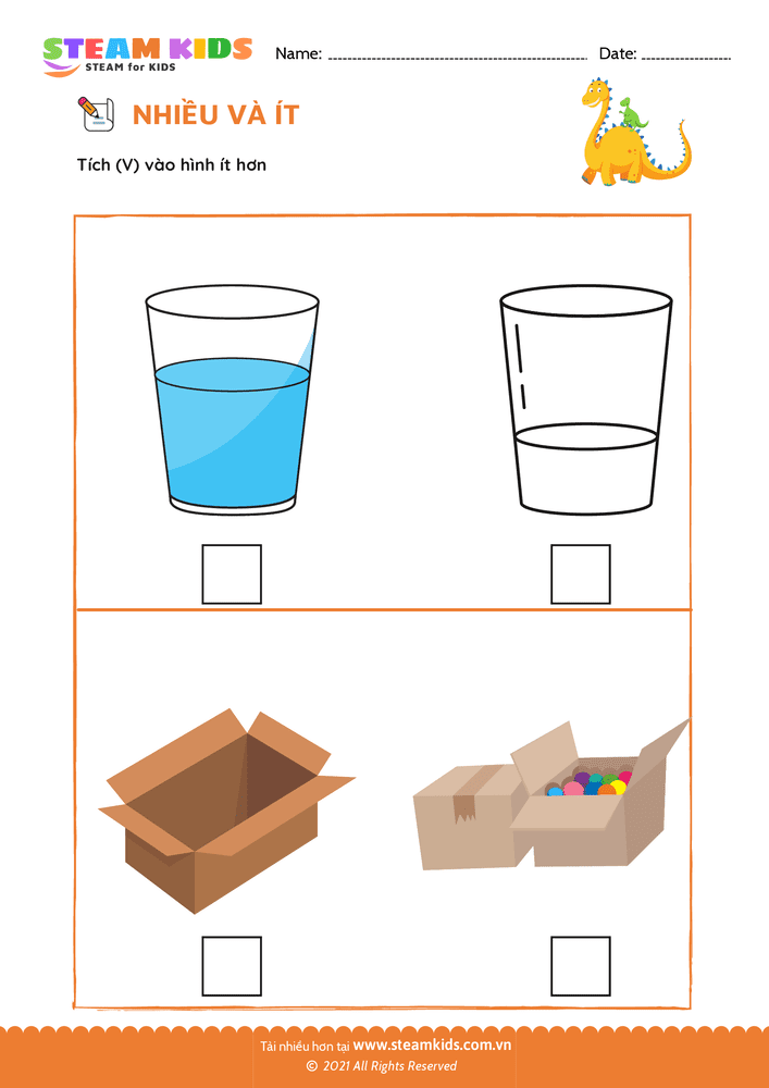 So sánh Nhiều - Ít - B29