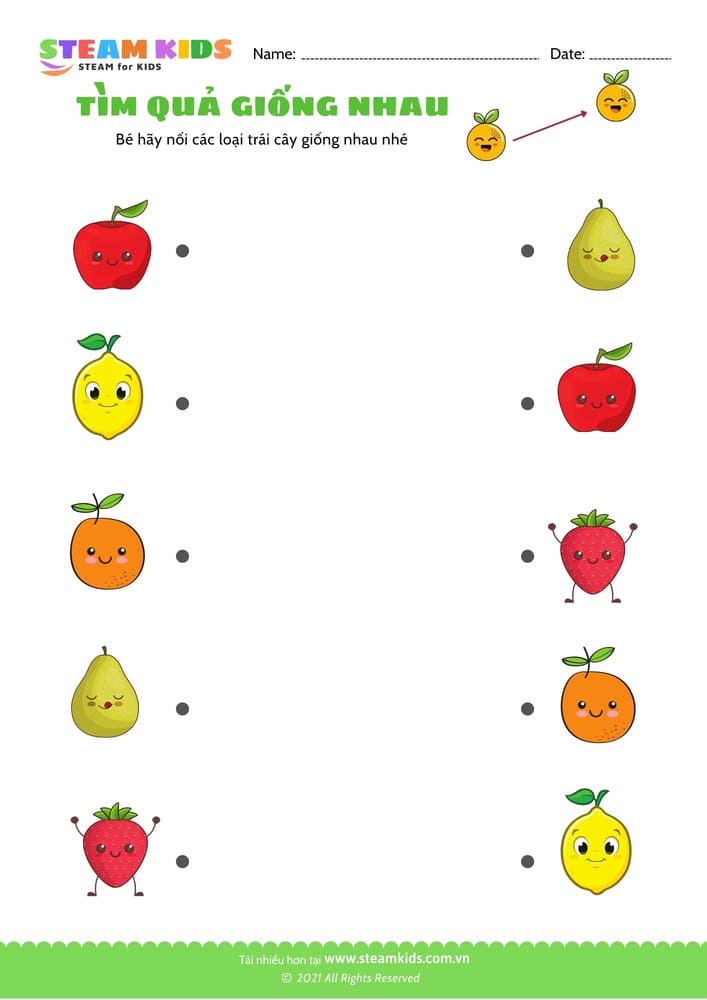 Tìm hình giống nhau - B5