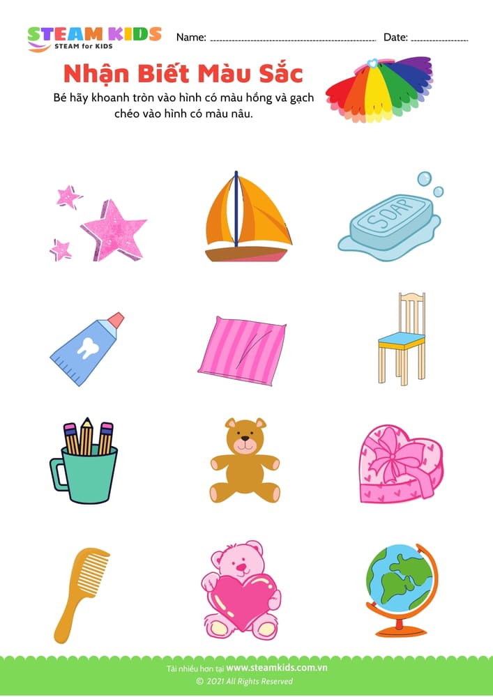 Nhận biết màu sắc - B15