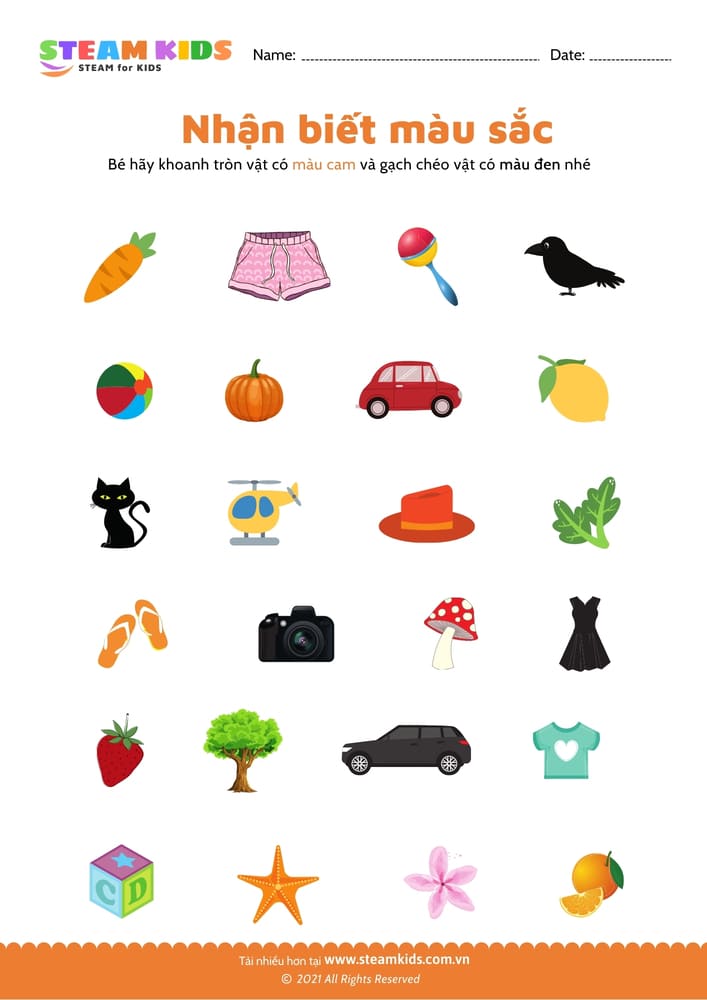 Nhận biết phân biệt - B25