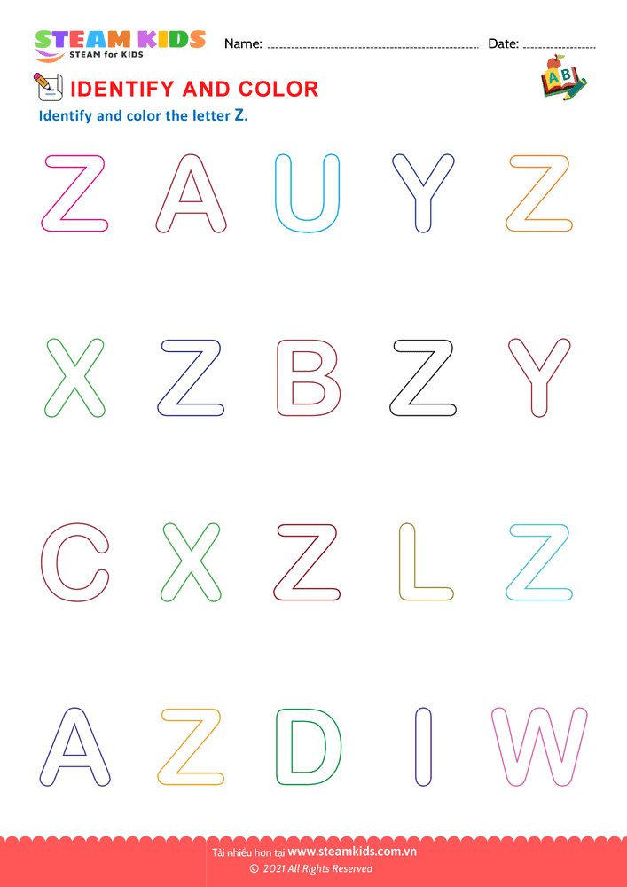 Bài tập tiếng anh - Identify Letters - B1