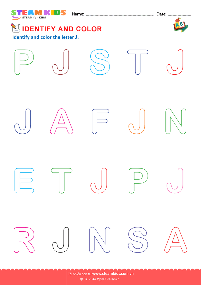 Bài tập tiếng anh - Identify Letters - B14