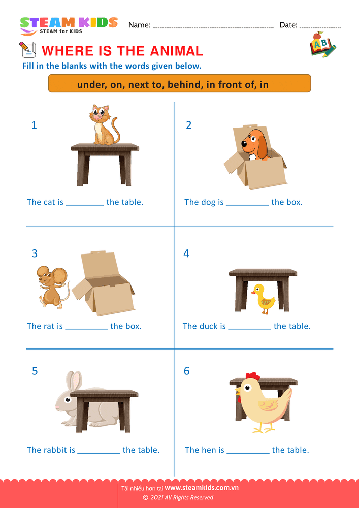 Bài tập tiếng anh - Prepositions - B2