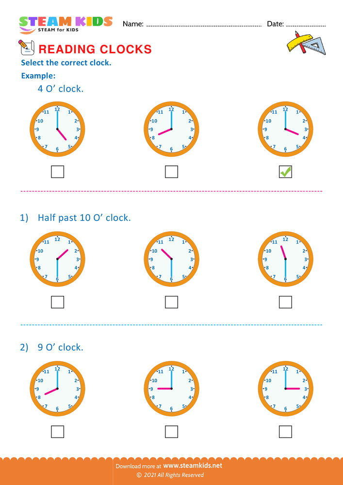 Bài tập Toán tư duy - Nhận biết thời gian - B18